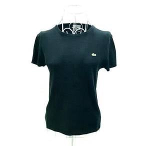 Lacoste Round Neck Black Top