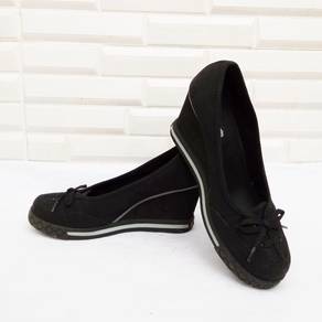 Skechers Black Wedges Shoe