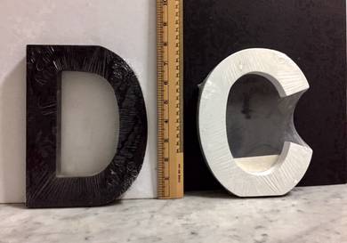 Freestanding Wood Letters - 8 inches Tall