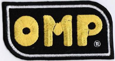 OMP Racing Car Badge Iron On Embroidered Patch