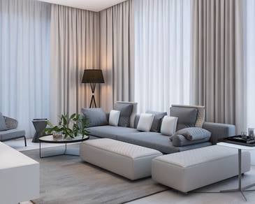 RESIDENTIAL CURTAIN  l langsir blackout sheer l