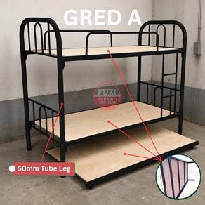 Katil Dua Tingkat (Heavy Duty) Bersama Pull-Out
