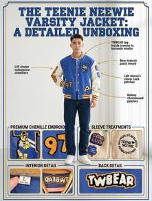 TEENIE NEEWIE Varsity Jacket for Men