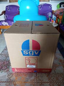 Helmet SGV Tali D Ring raya trendy warna dark blue