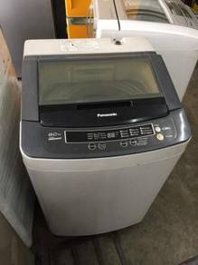 Black Panasonic 8kg Mesin Basuh Automatic Washer