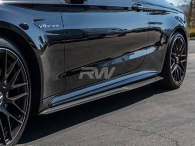 Mercedes W205 C63S Carbon Side Skirt Lip
