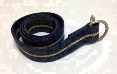 Blue Belt with Yellow Stripe