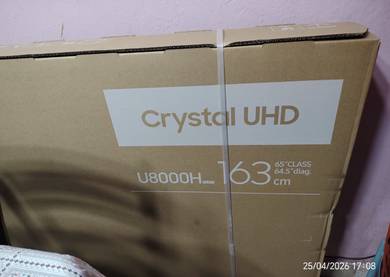 Tv 65 inci Samsung Crystsl UHD