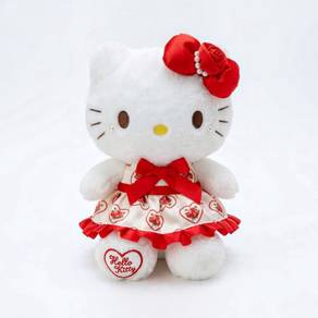 23cm Kawaii Hello Kitty Red Roses Plush Toy