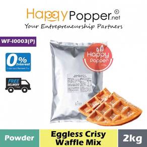 Tepung Waffle Crispy Eggless Premix Mix Powder 2kg