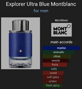 Perfume Explorer Ultra Blue Mont Blanc