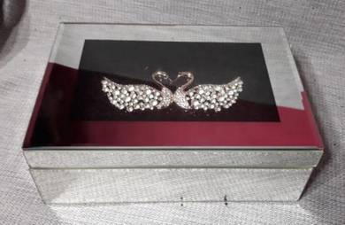 Glass Jewellery Box With Led Lights Geese