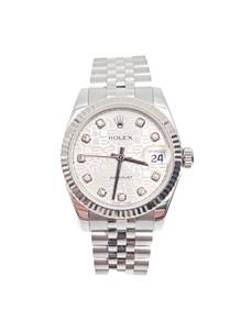 Rolex Datejust 31 Silver Computer Diamond 178274
