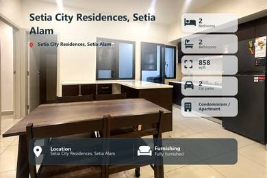 Service Residence For Rent in Setia City Residences
