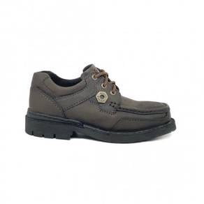Safety Shoe Black Hammer Men Low Brown Lace BH4993