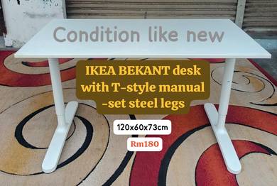 IKEA BEKANT desk with T-style 
