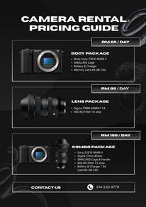Camera & Lens Rental