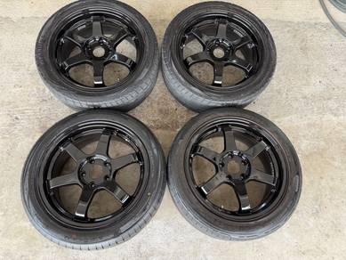 Rim te37 gloss black 17 inch preve fd exora s70