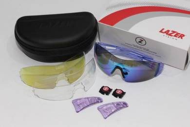 Lazer Magneto sunglasses - 3 lenses - Crystal Blue