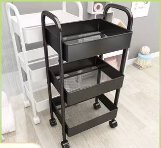 Trolley 3 Tier Multifunction Storage Rack