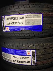 New tyre 225/60/17 Goddard Transforce 568 yr 2024