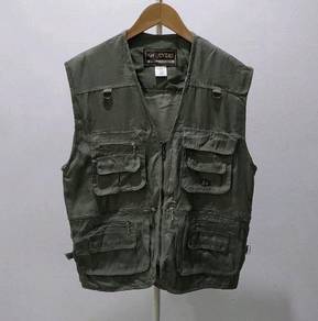 Jintau Multi Pocket Cotton M Vest, Hiking Fishing