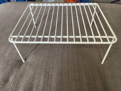 shelf rack organiser made of coated metal