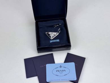 Prada 1JO977 Symbole Pendant Left Earring