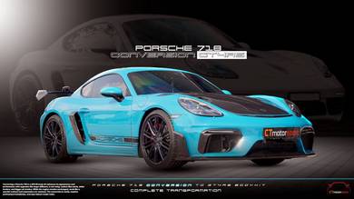 2016+ 718 Cayman 982 Convert GT4RS Carbon Bodykit