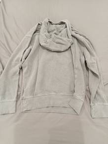 COS washed grey hoodie