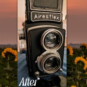 Vintage Camera- 1950s TLR Airesflex Camera