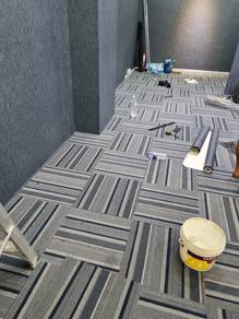 CARPET 5mm l tile type l gantian baru l corakwarna
