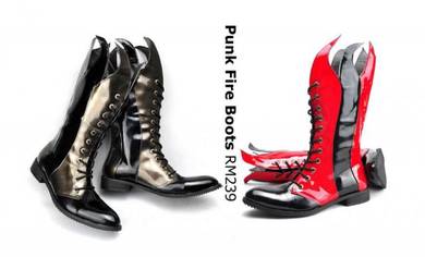 Punk Fire Boots