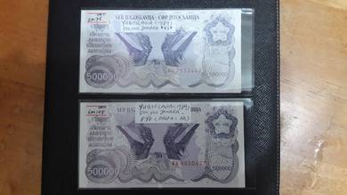 Yugoslavia 500000 Dinara 1989  - unc  AA