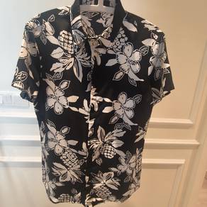 *Black Floral Shirt*