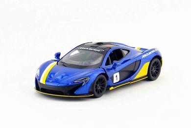 McLaren P1 w/ decal model car - Blue