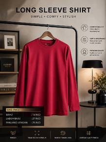 Long Sleeve Shirt Merah