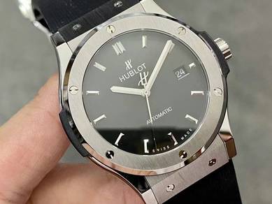 Hublot Classic Black Rubber Strap
