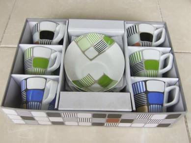 6-piece Cup and Saucer Set