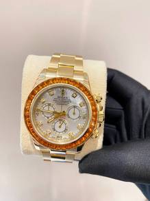 2020 Rolex Daytona Orange Sapphire Factory Diamond