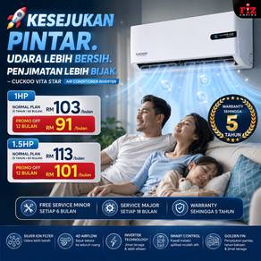 AIRCOND INVERTER CUCKOO 5star