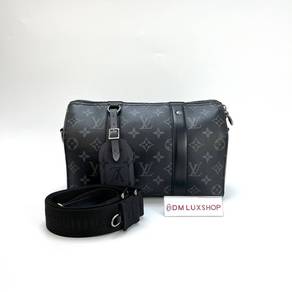 Preloved LV Monogram Eclipse Keepall City