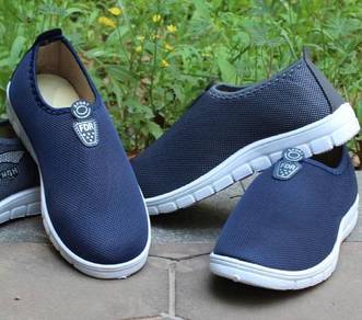 MA0266 Blue Breathable Sports Shoes Kasut