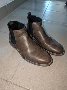 SHEIN Brown Leather Boots