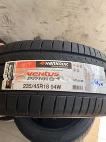 235 45 18 HankookK135 VentusPrime4 TayarBaru
