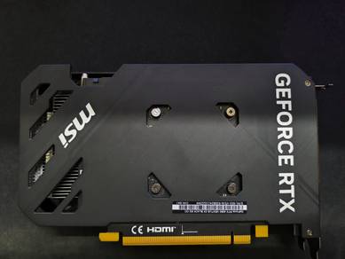 MSI GeForce RTX™ 4060 VENTUS 2X BLACK 8G OC