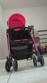 Shocking Pink Girl's Stroller