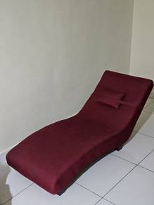 Kerusi Lounge / Kerusi Santai Moden Merah 