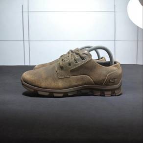 caterpillar brown leather