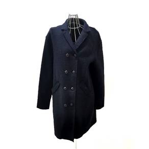 Zara Women's Black Long Trench Coat